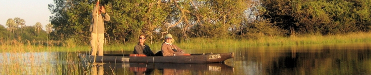 Botswana river boat