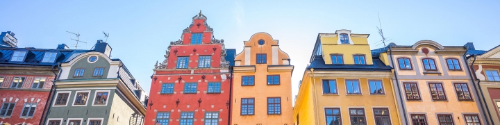 Gamla Stan old town in Stockholm city, Sweden.