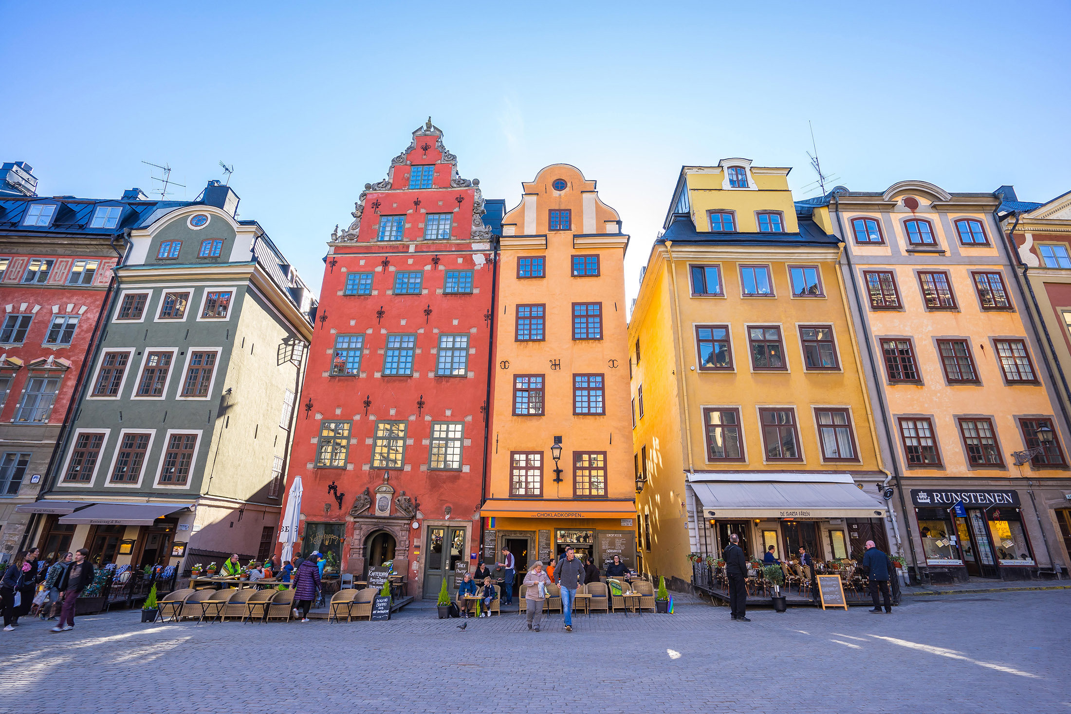 Gamla Stan old town in Stockholm city, Sweden.