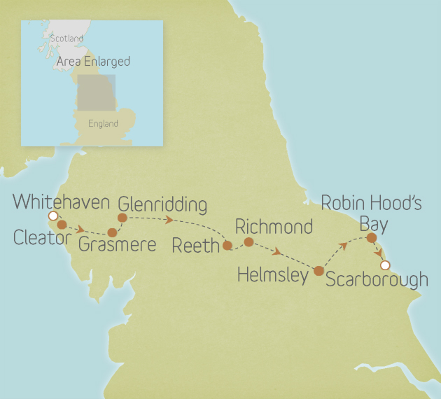 England Walking Tour Coast to Coast Country Walkers