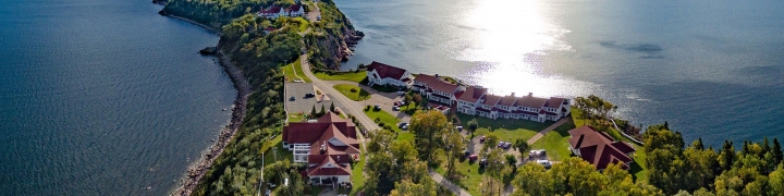 Scenic view from above of Nova Scotia