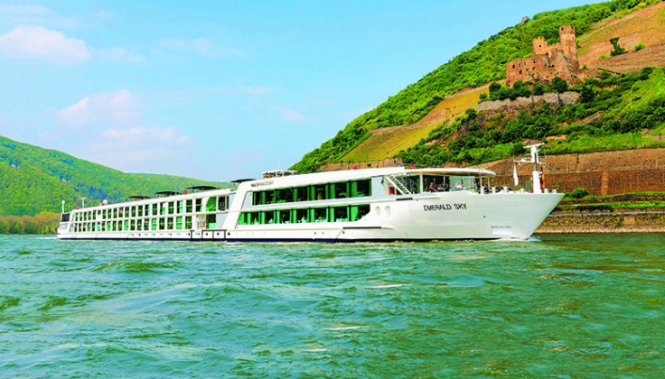 river cruise ship on the water