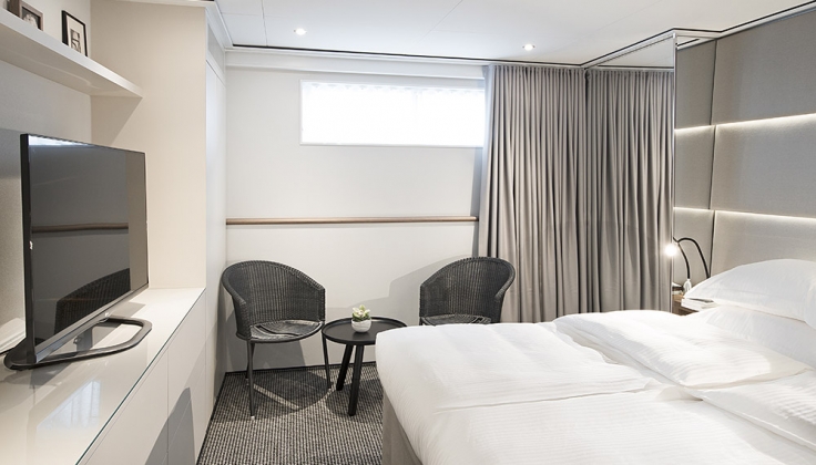 a hotel bedroom