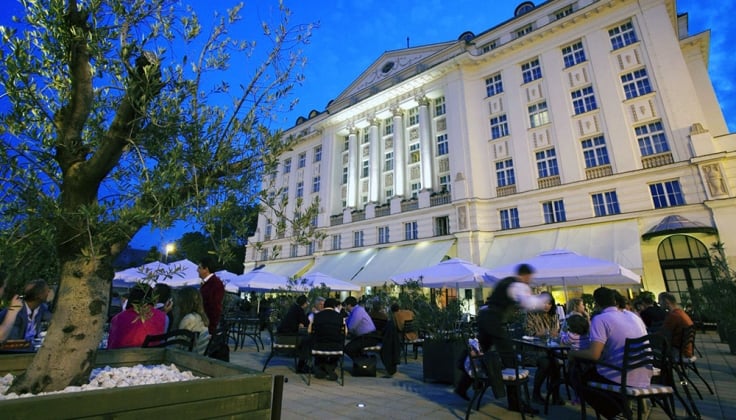 Esplanade Zagreb Hotel Summer Night