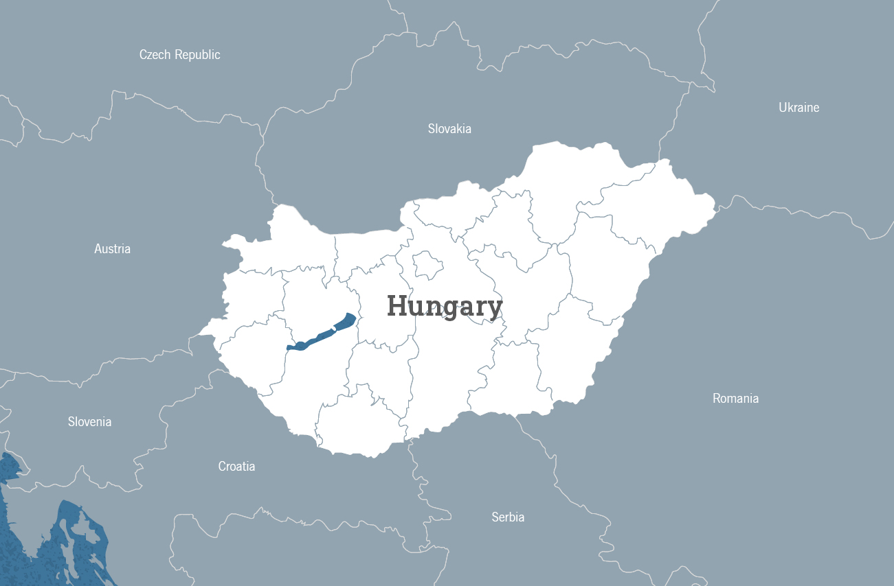 Map of Hungary