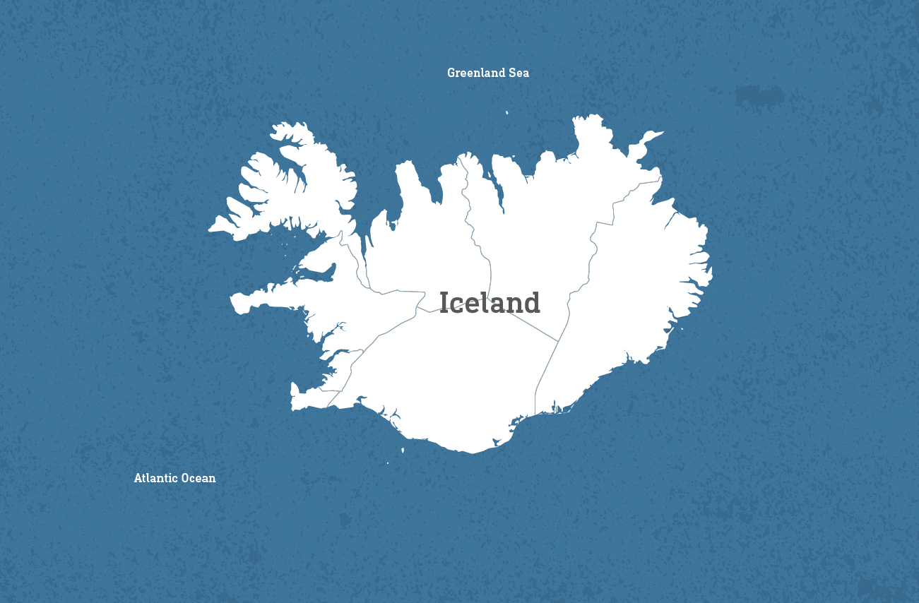 Map of Iceland