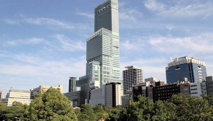 Osaka Marriott Miyako Hotel exterior, a skyscraper