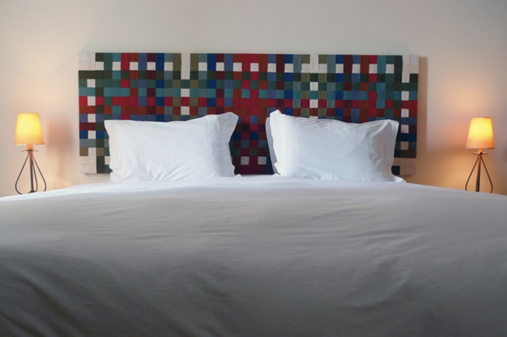 a bed