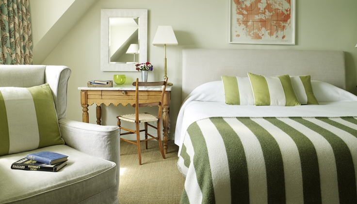 a hotel bedroom