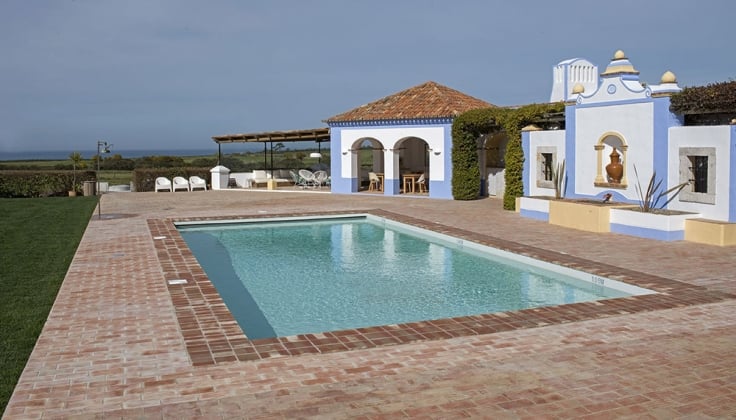 outdoor pool and patio