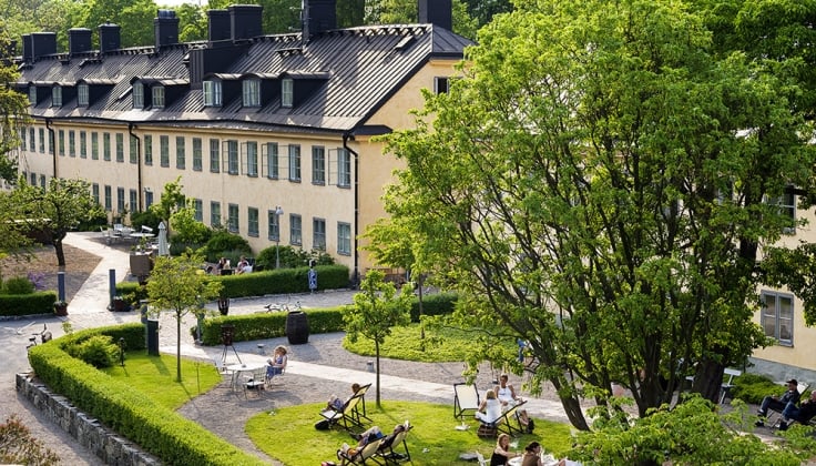 hotel skeppsholmen exterior garden