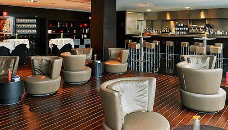 Bar at the Hotel Hesperia Bilbao