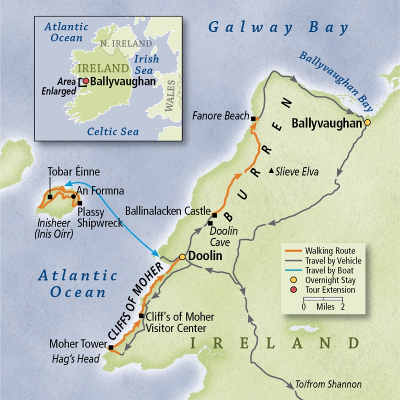 Ireland: Cliffs of Moher, the Burren & Aran Islands  Country Walkers