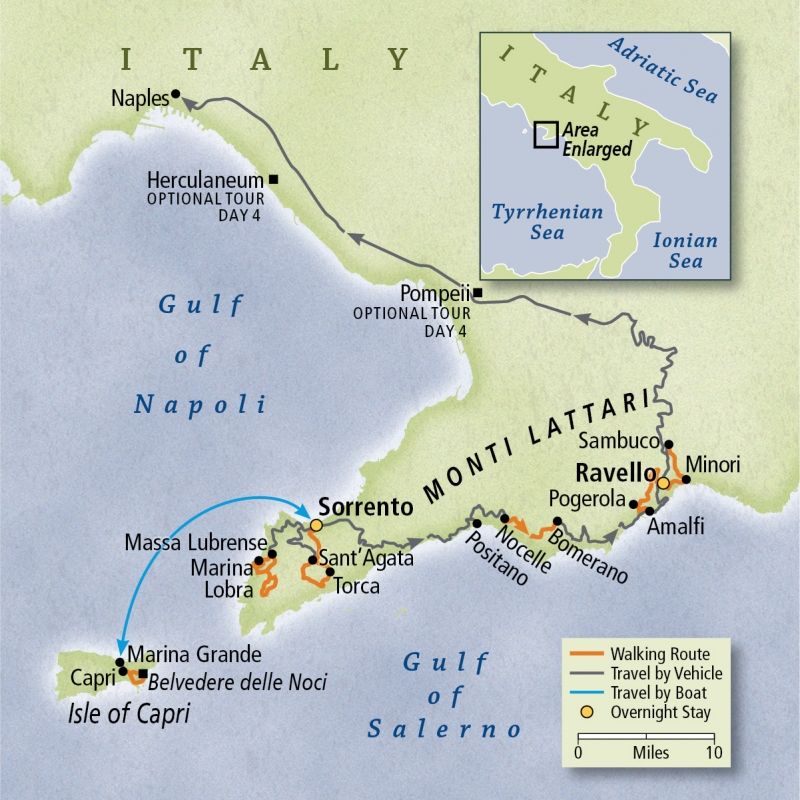 Italy The Amalfi Coast Walking Tour Country Walkers